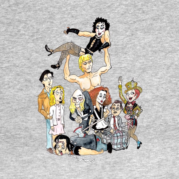 Rocky Horror picture Show - cartoon style by brodiehbrockie